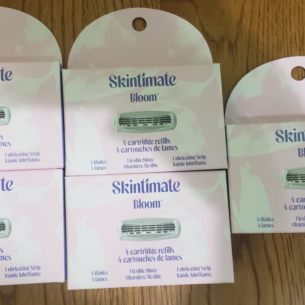 Skintimate Bloom 4 Cartridges Lot of 5